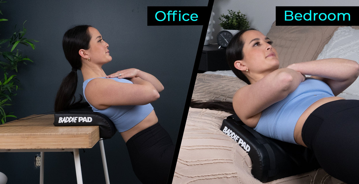 BaddiePad Hip Thrust Back Support Pad